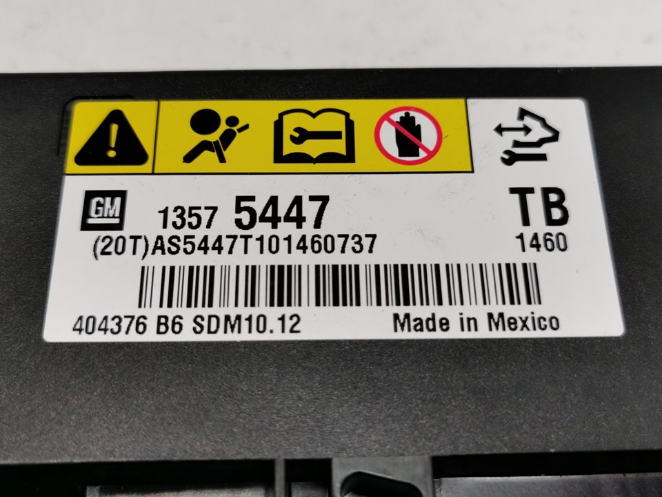 ECU airbags OPEL INSIGNIA A (G09) 2.0 CDTI (68) 10296581 BParts