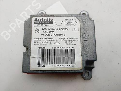 Kollisjonspute styreenhet CITROËN BERLINGO / BERLINGO FIRST Box Body/MPV (M_) 1.9 D 70 (MBWJZ, MCWJZ) (69 hp) 29582349