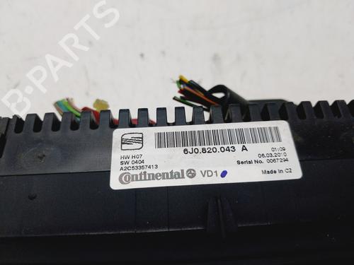 Climate control SEAT IBIZA IV (6J5, 6P1)  | BP29272729I5 