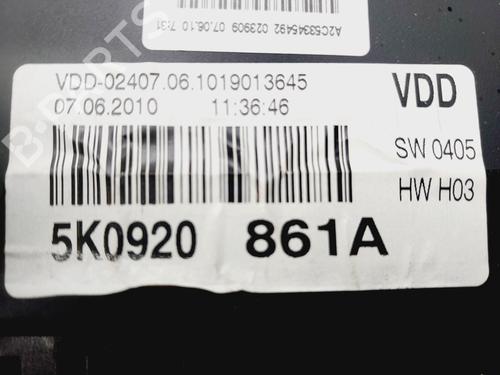 Instrument cluster VW GOLF VI (5K1) | BP31161837C47 - Image 5