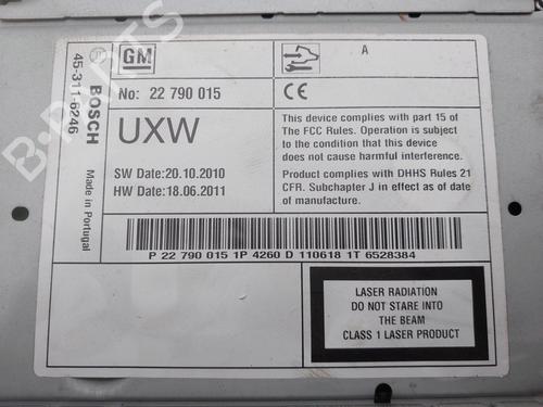 Radio OPEL MERIVA B MPV (S10)  | BP36332992E6  - Image 6