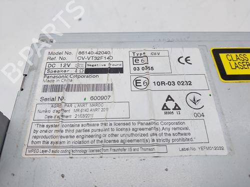 Radio TOYOTA RAV 4 IV (_A4_) 2.2 D 4WD (ALA49) | BP13573583E6 