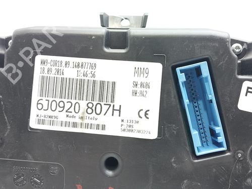 Instrument cluster SEAT IBIZA IV (6J5, 6P1)  | BP11790250C47 