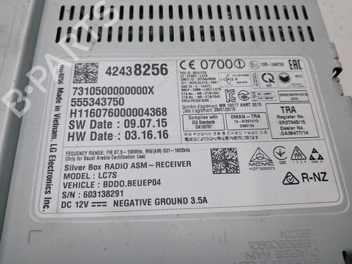 Radio OPEL ASTRA K Sports Tourer (B16)  | BP27455745E6 