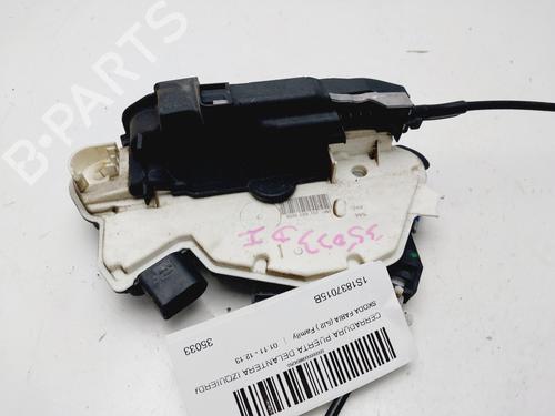 Used Front left lock SKODA FABIA II (542) 1.6 TDI (75 hp) 18872695