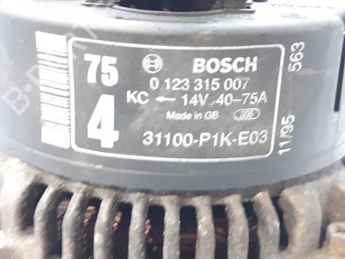 Alternator HONDA CIVIC VI Fastback (MA, MB) 1.5 16V (MB3) | BP8357629M7 