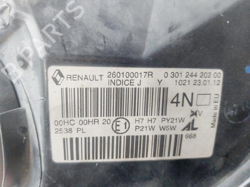 Right headlight RENAULT MEGANE III Grandtour (KZ0/1)  | BP29464004C29 