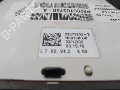 Instrument cluster RENAULT KANGOO (KC0/1_) 1.2 (KC0A, KC0K, KC0F, KC01) | BP13232075C47 