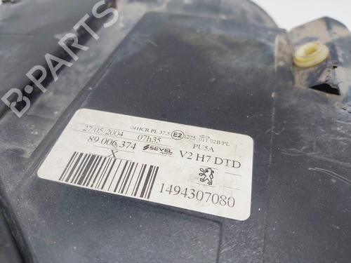 Right headlight PEUGEOT 807 (EB_) | BP21376167C29