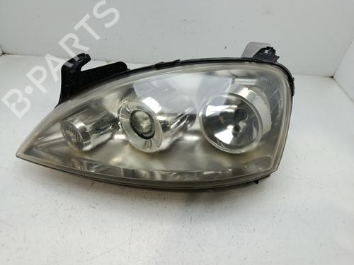Used Left headlight OPEL CORSA C (X01) 1.2 Twinport (F08, F68) (80 hp) 31939666