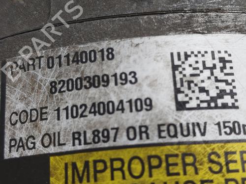 AC compressor RENAULT MEGANE II Saloon (LM0/1_) 1.9 dCi (LM0G, LM1G, LM2C) | BP36219562M34 - Image 4