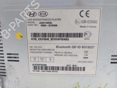 Radio KIA SPORTAGE III (SL)  | BP26967293E6 