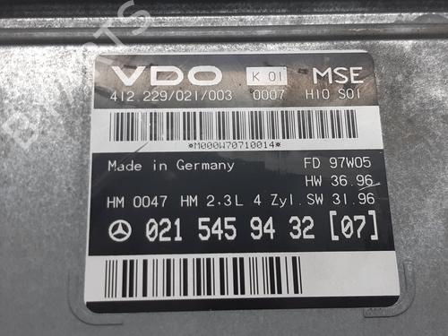 Engine control unit (ECU) MERCEDES-BENZ E-CLASS (W210) E 230 (210.037) | BP7920346M57 
