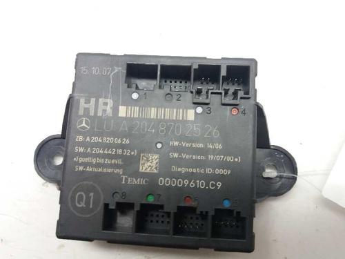 Comfort control module MERCEDES-BENZ C-CLASS (W204) C 220 CDI (204.002) | BP2858498M56 