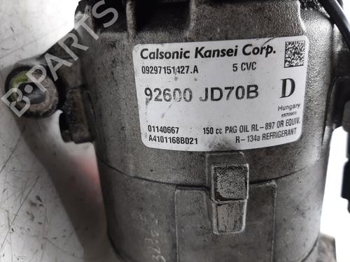AC compressor NISSAN QASHQAI / QASHQAI +2 I (J10, NJ10, JJ10E) 2.0 dCi | BP16006629M34 