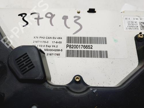 Instrument cluster RENAULT KANGOO (KC0/1_) 1.5 dCi (KC07) | BP25727171C47 