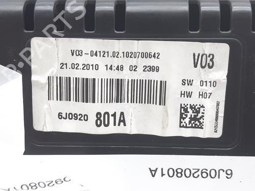 Instrument cluster SEAT IBIZA IV (6J5, 6P1)  | BP10083949C47 