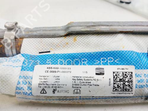 Left curtain airbag SEAT LEON (5F1)  | BP23648729C11 