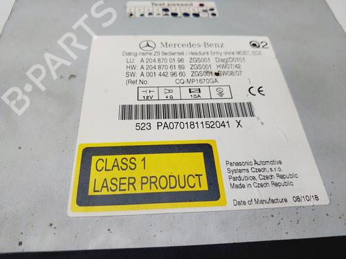 Bilradio MERCEDES-BENZ C-CLASS (W204)  | BP26967280E6 