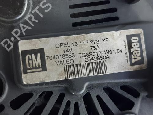 Alternator OPEL AGILA (A) (H00)  | BP9632511M7 