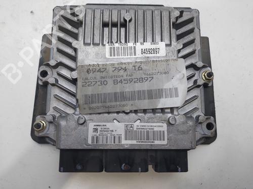 Engine control unit (ECU) PEUGEOT 307 CC (3B) 2.0 16V | BP15734391M57 