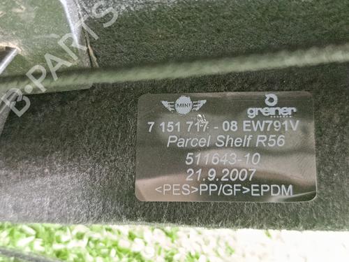 Rear parcel shelf MINI MINI (R56) | BP37496337C85 - Image 6