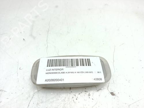 Used Interior roof light Interior roof light MERCEDES-BENZ A-CLASS (W169) A 180 CDI (169.007, 169.307) (109 hp) 39717835 39717835