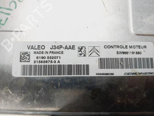 Engine control unit (ECU) PEUGEOT PARTNER Box Body/MPV (5_, G_) 1.9 D | BP29418531M57 