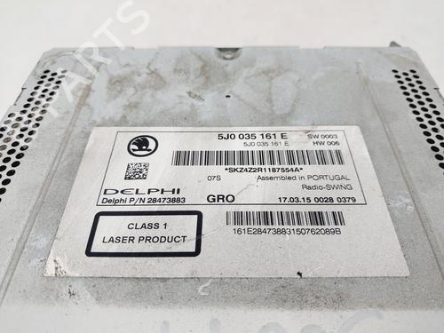 Radio SKODA RAPID (NH3, NK3, NK6)  | BP23087176E6 