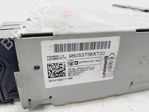 Radio CITROËN BERLINGO MULTISPACE (B9) 1.6 HDi 75 16V | BP29448620E6 