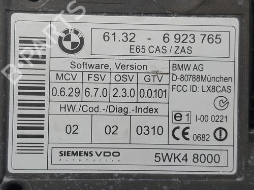 Ignition barrel BMW 7 (E65, E66, E67) 745 i, Li | BP38320779M48 - Image 4