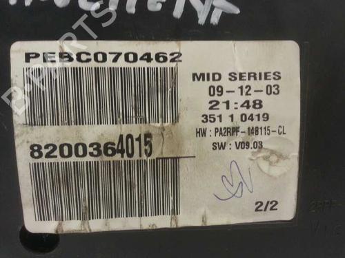 Instrument cluster RENAULT MEGANE II (BM0/1_, CM0/1_)  | BP2898838C47 