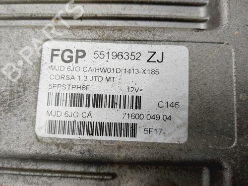 Engine control unit (ECU) OPEL CORSA C (X01) | BP30974476M57