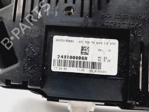 Instrument cluster RENAULT LAGUNA III Grandtour (KT0/1) 2.0 dCi (KT01, KT08, KT09, KT0K, KT12, KT1D, KT1W) | BP21838131C47 