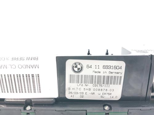 Climate control BMW 3 Compact (E46) 316 ti | BP11515748I5 