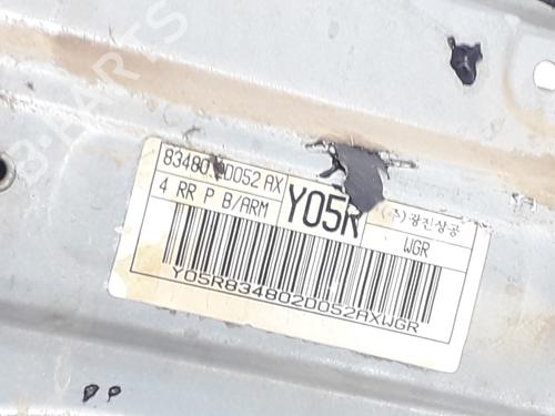 Rear right window mechanism HYUNDAI ELANTRA III Saloon (XD) 2.0 CRDi | BP10351536C25 