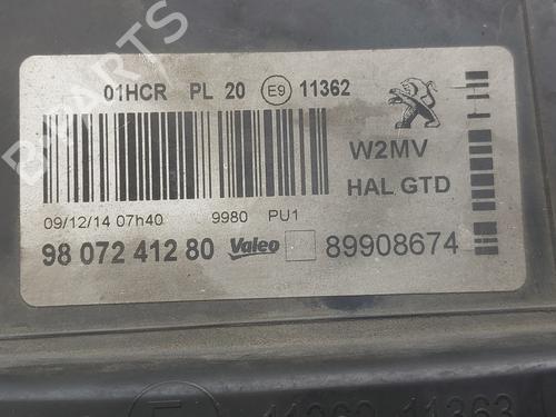 Left headlight PEUGEOT 508 I (8D_) 2.0 HDi | BP36844698C28  - Image 5