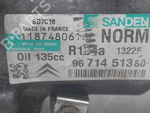 AC compressor CITROËN C5 III (RD_) 2.0 HDi 165 (RDRHHA, RDRHH8) | BP39717454M34 - Image 4