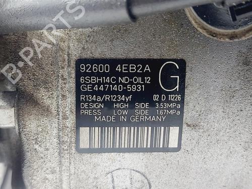 AC compressor NISSAN QASHQAI II SUV (J11, J11_)  | BP27364466M34 