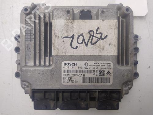 Engine control unit (ECU) PEUGEOT 307 SW (3H)  | BP29748752M57