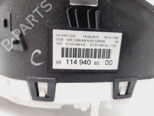 Instrument cluster PEUGEOT 2008 I (CU_) 1.6 HDi | BP21544972C47 