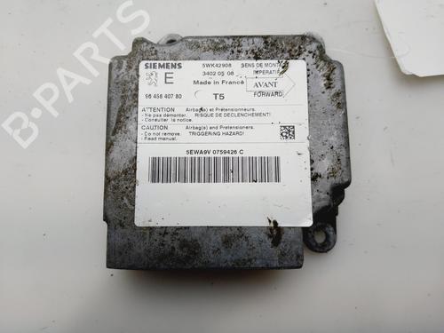 Kollisjonspute styreenhet PEUGEOT 307 (3A/C) 2.0 HDi 90 (90 hp) 31010345