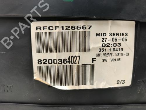 Kombinert Instrument RENAULT MEGANE II Coupé-Cabriolet (EM0/1_)  | BP29199423C47 