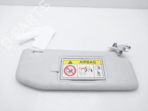 Right sun visor PEUGEOT 208 I (CA_, CC_) 1.6 HDi (92 hp) 16403687