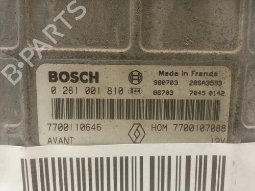 Engine control unit (ECU) RENAULT MEGANE I (BA0/1_) 1.9 dTi (BA1U) | BP2892121M57 
