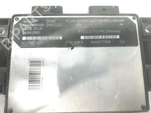 Engine control unit (ECU) CITROËN XSARA Coupe (N0) 1.9 D | BP9181312M57 