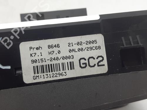 Climate control OPEL ASTRA H (A04) 1.7 CDTI (L48) | BP7570248I5 
