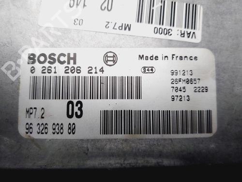 Engine control unit (ECU) PEUGEOT 306 (7B, N3, N5) 1.6 SR | BP29464074M57 