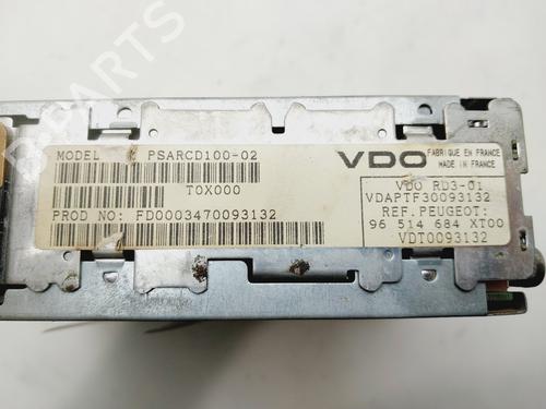 Bilradio PEUGEOT 206 Hatchback (2A/C) | BP30292695E6