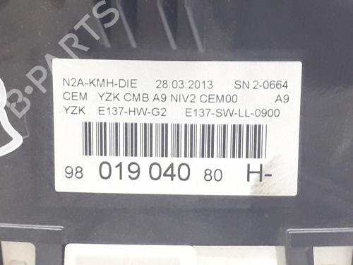 Instrument cluster PEUGEOT 208 I (CA_, CC_) 1.4 HDi | BP8491808C47 